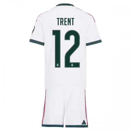 Virallinen Fanipaita + Shortsit Real Madrid Trent Alexander-Arnold 12 Kotipelipaita 2026-27 - Lasten Virallinen Fanipaita + Shortsit Real Madrid Trent Alexander-Arnold 12 Kotipelipaita 2026-27 - Lasten