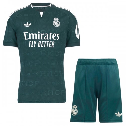 Virallinen Fanipaita + Shortsit Real Madrid Vieraspelipaita 2026-27 - Lasten Virallinen Fanipaita + Shortsit Real Madrid Vieraspelipaita 2026-27 - Lasten