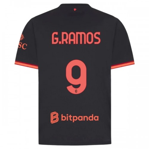 Virallinen Fanipaita AC Milan G. Ramos 9 Kolmas Pelipaita 2026-27 - Miesten Virallinen Fanipaita AC Milan G. Ramos 9 Kolmas Pelipaita 2026-27 - Miesten