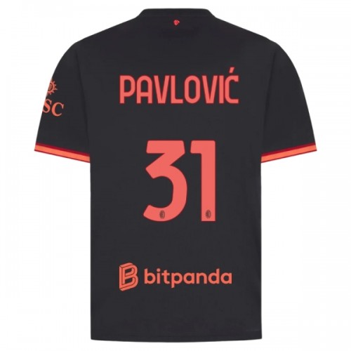 Virallinen Fanipaita AC Milan Pavlovic 31 Kolmas Pelipaita 2026-27 - Miesten Virallinen Fanipaita AC Milan Pavlovic 31 Kolmas Pelipaita 2026-27 - Miesten