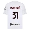 Virallinen Fanipaita AC Milan Pavlovic 31 Vieraspelipaita 2026-27 - Miesten Virallinen Fanipaita AC Milan Pavlovic 31 Vieraspelipaita 2026-27 - Miesten