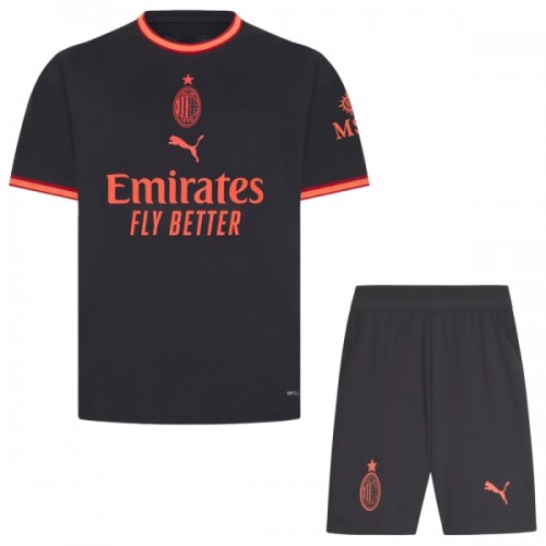 Virallinen Fanipaita + Shortsit AC Milan Kolmas Pelipaita 2026-27 - Lasten Virallinen Fanipaita + Shortsit AC Milan Kolmas Pelipaita 2026-27 - Lasten