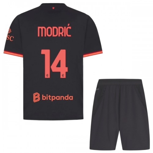 Virallinen Fanipaita + Shortsit AC Milan Modrić 14 Kolmas Pelipaita 2026-27 - Lasten Virallinen Fanipaita + Shortsit AC Milan Modrić 14 Kolmas Pelipaita 2026-27 - Lasten