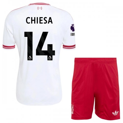 Virallinen Fanipaita + Shortsit Liverpool Chiesa 14 Vieraspelipaita 2026-27 - Lasten Virallinen Fanipaita + Shortsit Liverpool Chiesa 14 Vieraspelipaita 2026-27 - Lasten