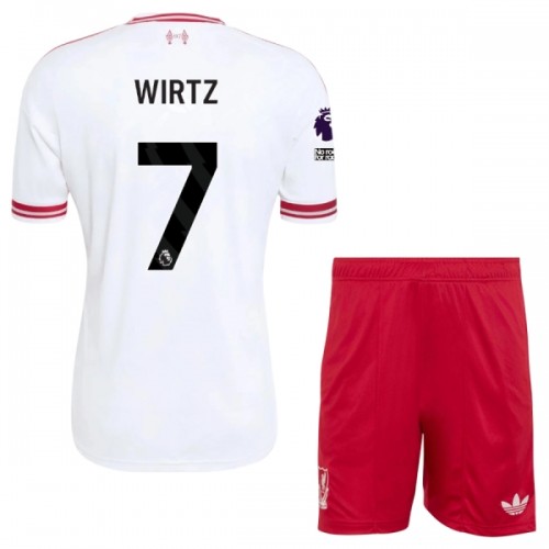 Virallinen Fanipaita + Shortsit Liverpool Wirtz 7 Vieraspelipaita 2026-27 - Lasten Virallinen Fanipaita + Shortsit Liverpool Wirtz 7 Vieraspelipaita 2026-27 - Lasten