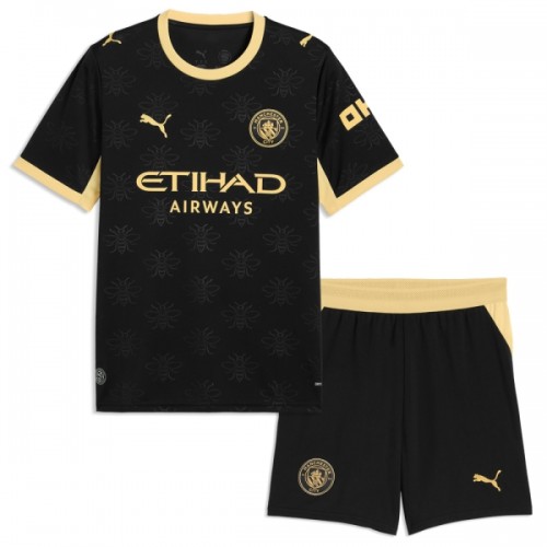Virallinen Fanipaita + Shortsit Manchester City Vieraspelipaita 2026-27 - Lasten Virallinen Fanipaita + Shortsit Manchester City Vieraspelipaita 2026-27 - Lasten