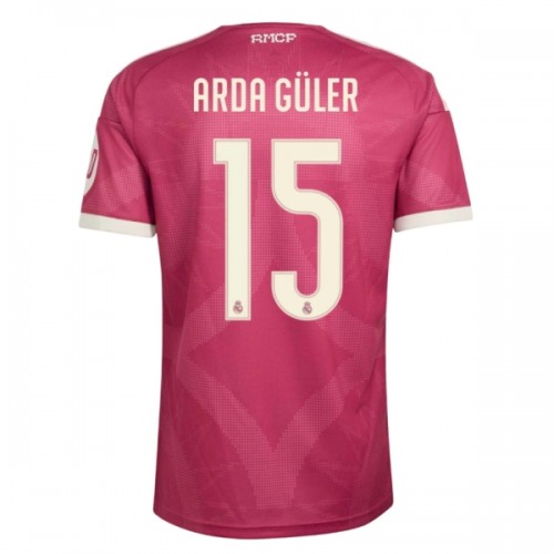 Virallinen Fanipaita Real Madrid Arda Guler 15 Kolmas Pelipaita 2026-27 - Miesten Virallinen Fanipaita Real Madrid Arda Guler 15 Kolmas Pelipaita 2026-27 - Miesten