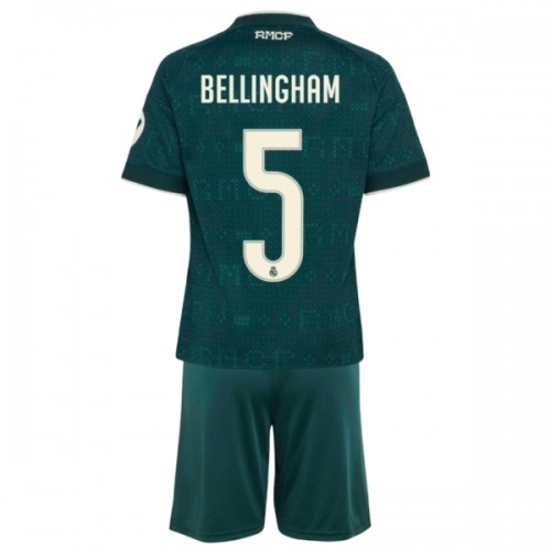 Virallinen Fanipaita + Shortsit Real Madrid Bellingham 5 Vieraspelipaita 2026-27 - Lasten Virallinen Fanipaita + Shortsit Real Madrid Bellingham 5 Vieraspelipaita 2026-27 - Lasten