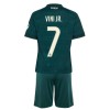 Virallinen Fanipaita + Shortsit Real Madrid Vini JR. 7 Vieraspelipaita 2026-27 - Lasten Virallinen Fanipaita + Shortsit Real Madrid Vini JR. 7 Vieraspelipaita 2026-27 - Lasten