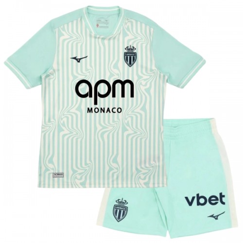 Virallinen Fanipaita + Shortsit AS Monaco Kolmas Pelipaita 2026-27 - Lasten Virallinen Fanipaita + Shortsit AS Monaco Kolmas Pelipaita 2026-27 - Lasten