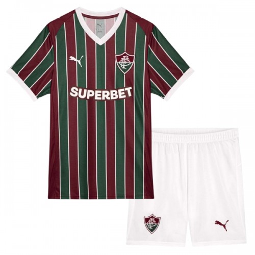 Virallinen Fanipaita + Shortsit Fluminense FC Kotipelipaita 2026-27 - Lasten Virallinen Fanipaita + Shortsit Fluminense FC Kotipelipaita 2026-27 - Lasten
