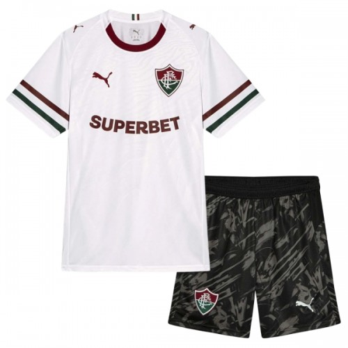 Virallinen Fanipaita + Shortsit Fluminense FC Vieraspelipaita 2026-27 - Lasten Virallinen Fanipaita + Shortsit Fluminense FC Vieraspelipaita 2026-27 - Lasten