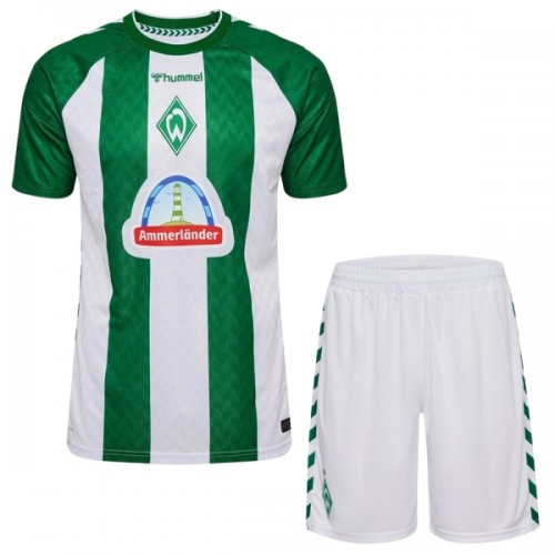 Virallinen Fanipaita + Shortsit Werder Bremen Kotipelipaita 2026-27 - Lasten Virallinen Fanipaita + Shortsit Werder Bremen Kotipelipaita 2026-27 - Lasten