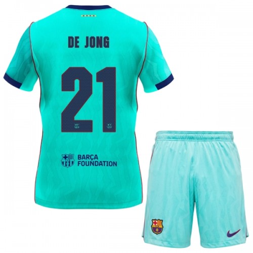 Virallinen Fanipaita + Shortsit FC Barcelona Frenkie de Jong 21 Kolmas Pelipaita 2026-27 - Lasten Virallinen Fanipaita + Shortsit FC Barcelona Frenkie de Jong 21 Kolmas Pelipaita 2026-27 - Lasten