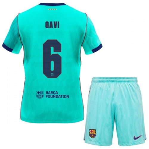Virallinen Fanipaita + Shortsit FC Barcelona Gavi 6 Kolmas Pelipaita 2026-27 - Lasten Virallinen Fanipaita + Shortsit FC Barcelona Gavi 6 Kolmas Pelipaita 2026-27 - Lasten