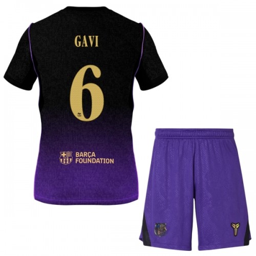 Virallinen Fanipaita + Shortsit FC Barcelona Gavi 6 Vieraspelipaita 2026-27 - Lasten Virallinen Fanipaita + Shortsit FC Barcelona Gavi 6 Vieraspelipaita 2026-27 - Lasten