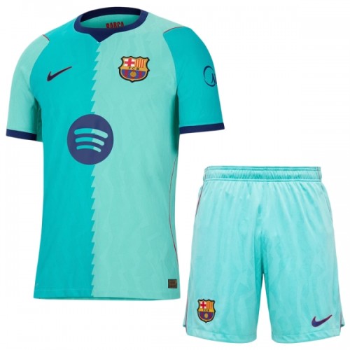 Virallinen Fanipaita + Shortsit FC Barcelona Kolmas Pelipaita 2026-27 - Lasten Virallinen Fanipaita + Shortsit FC Barcelona Kolmas Pelipaita 2026-27 - Lasten