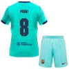Virallinen Fanipaita + Shortsit FC Barcelona Pedri 8 Kolmas Pelipaita 2026-27 - Lasten Virallinen Fanipaita + Shortsit FC Barcelona Pedri 8 Kolmas Pelipaita 2026-27 - Lasten