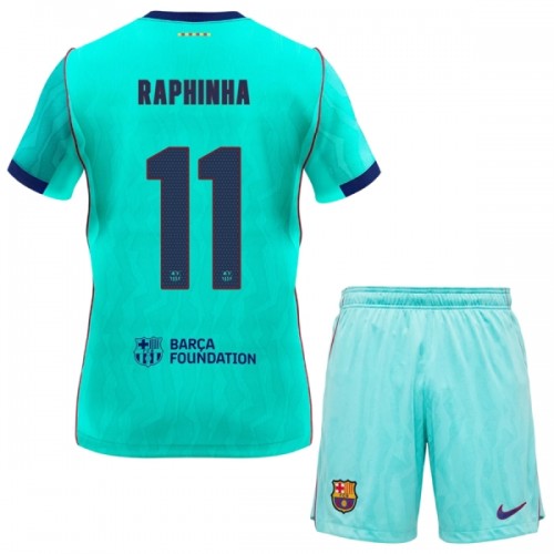 Virallinen Fanipaita + Shortsit FC Barcelona Raphinha 11 Kolmas Pelipaita 2026-27 - Lasten Virallinen Fanipaita + Shortsit FC Barcelona Raphinha 11 Kolmas Pelipaita 2026-27 - Lasten