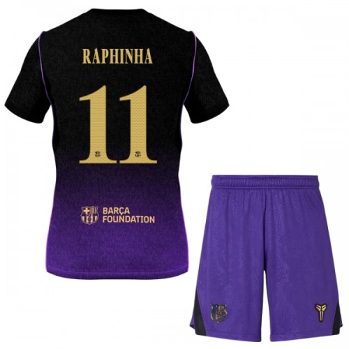 Virallinen Fanipaita + Shortsit FC Barcelona Raphinha 11 Vieraspelipaita 2026-27 - Lasten Virallinen Fanipaita + Shortsit FC Barcelona Raphinha 11 Vieraspelipaita 2026-27 - Lasten