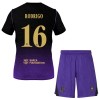 Virallinen Fanipaita + Shortsit FC Barcelona Rodrigo 16 Vieraspelipaita 2026-27 - Lasten Virallinen Fanipaita + Shortsit FC Barcelona Rodrigo 16 Vieraspelipaita 2026-27 - Lasten