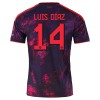 Virallinen Fanipaita FC Bayern München Luis Diaz 14 Kolmas Pelipaita 2026-27 - Miesten Virallinen Fanipaita FC Bayern München Luis Diaz 14 Kolmas Pelipaita 2026-27 - Miesten