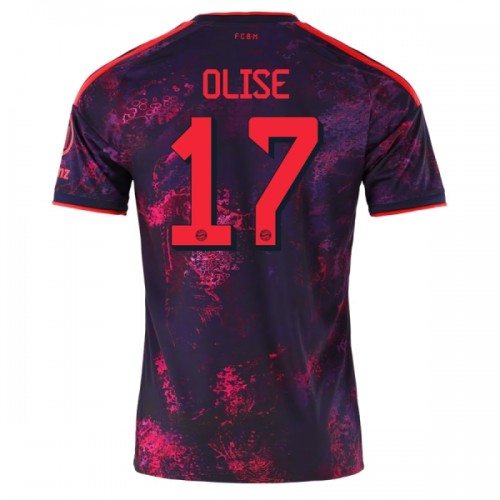 Virallinen Fanipaita FC Bayern München Olise 17 Kolmas Pelipaita 2026-27 - Miesten Virallinen Fanipaita FC Bayern München Olise 17 Kolmas Pelipaita 2026-27 - Miesten