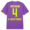 Virallinen Fanipaita Borussia Dortmund N. Schlotterbeck 4 Kolmas Pelipaita 2026-27 - Miesten