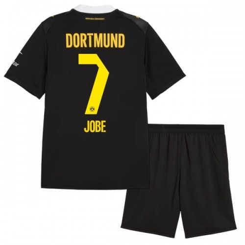 Virallinen Fanipaita + Shortsit Borussia Dortmund Jobe 7 Vieraspelipaita 2026-27 - Lasten Virallinen Fanipaita + Shortsit Borussia Dortmund Jobe 7 Vieraspelipaita 2026-27 - Lasten