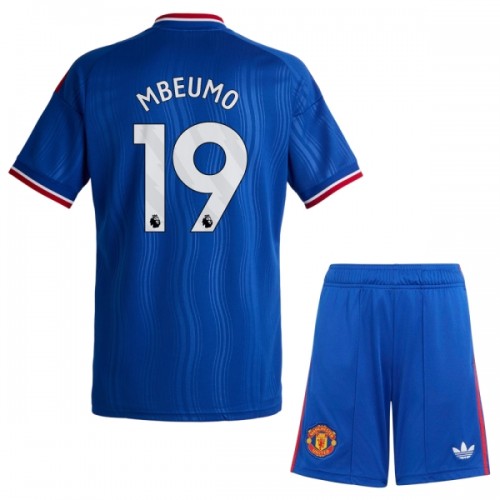 Virallinen Fanipaita + Shortsit Manchester United Mbeumo 19 Vieraspelipaita 2026-27 - Lasten Virallinen Fanipaita + Shortsit Manchester United Mbeumo 19 Vieraspelipaita 2026-27 - Lasten