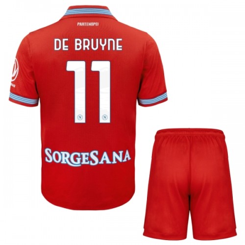 Virallinen Fanipaita + Shortsit SSC Napoli De Bruyne 11 Kolmas Pelipaita 2026-27 - Lasten Virallinen Fanipaita + Shortsit SSC Napoli De Bruyne 11 Kolmas Pelipaita 2026-27 - Lasten