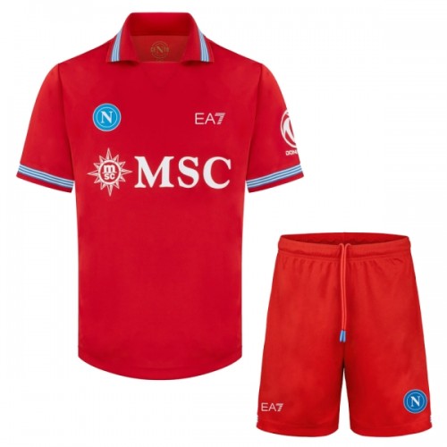 Virallinen Fanipaita + Shortsit SSC Napoli Kolmas Pelipaita 2026-27 - Lasten Virallinen Fanipaita + Shortsit SSC Napoli Kolmas Pelipaita 2026-27 - Lasten