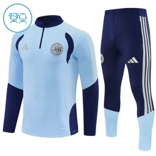 Ajax Training Huppari 2026-27 Neljännes Zip Sininen - Lasten Ajax Training Huppari 2026-27 Neljännes Zip Sininen - Lasten