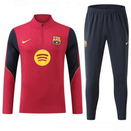 FC Barcelona Training Huppari 2026-27 Neljännes Zip Punainen - Miesten FC Barcelona Training Huppari 2026-27 Neljännes Zip Punainen - Miesten