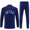 Inter Milan Training Huppari 2026-27 Neljännes Zip Sininen - Miesten