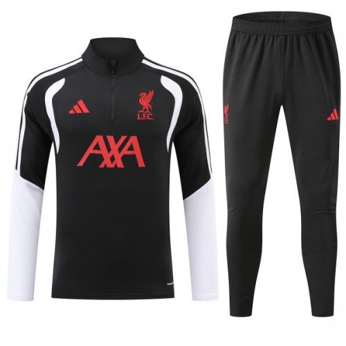 Liverpool Training Huppari 2026-27 Neljännes Zip Musta - Miesten Liverpool Training Huppari 2026-27 Neljännes Zip Musta - Miesten