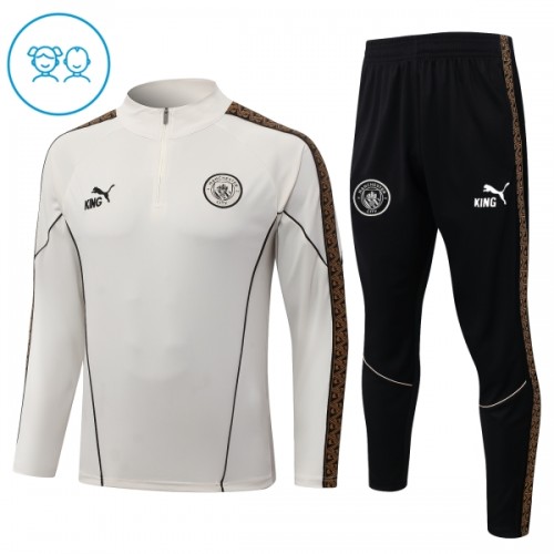 Manchester City Training Huppari 2026-27 Neljännes Zip Harmaa - Lasten Manchester City Training Huppari 2026-27 Neljännes Zip Harmaa - Lasten