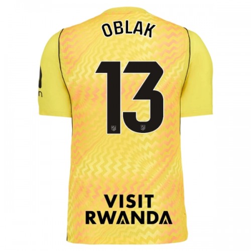 Virallinen Fanipaita Maalivahdin Atlético Madrid Oblak 13 2026-27 Keltainen - Miesten Virallinen Fanipaita Maalivahdin Atlético Madrid Oblak 13 2026-27 Keltainen - Miesten