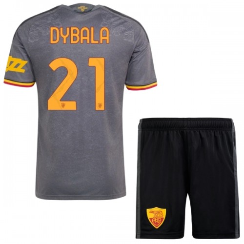 Virallinen Fanipaita + Shortsit AS Roma Dybala 21 Kolmas Pelipaita 2026-27 - Lasten Virallinen Fanipaita + Shortsit AS Roma Dybala 21 Kolmas Pelipaita 2026-27 - Lasten