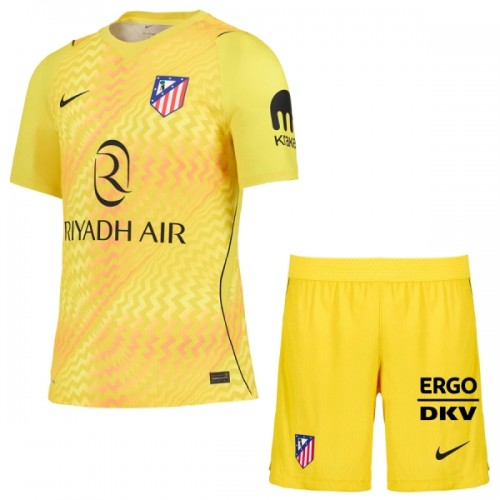Virallinen Fanipaita + Shortsit Maalivahdin Atlético Madrid 2026-27 Keltainen - Lasten Virallinen Fanipaita + Shortsit Maalivahdin Atlético Madrid 2026-27 Keltainen - Lasten