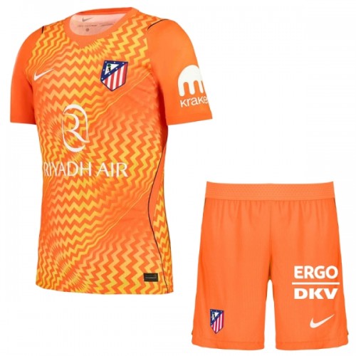 Virallinen Fanipaita + Shortsit Maalivahdin Atlético Madrid 2026-27 Oranssi - Lasten Virallinen Fanipaita + Shortsit Maalivahdin Atlético Madrid 2026-27 Oranssi - Lasten