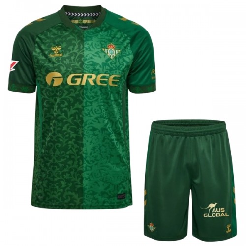 Virallinen Fanipaita + Shortsit Real Betis Vieraspelipaita 2026-27 - Lasten Virallinen Fanipaita + Shortsit Real Betis Vieraspelipaita 2026-27 - Lasten