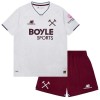 Virallinen Fanipaita + Shortsit West Ham United Vieraspelipaita 2026-27 - Lasten Virallinen Fanipaita + Shortsit West Ham United Vieraspelipaita 2026-27 - Lasten