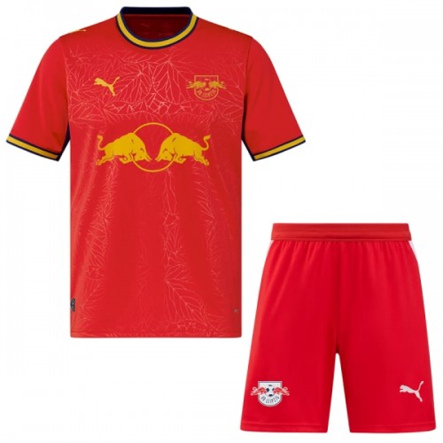 Virallinen Fanipaita + Shortsit RB Leipzig Vieraspelipaita 2026-27 - Lasten Virallinen Fanipaita + Shortsit RB Leipzig Vieraspelipaita 2026-27 - Lasten