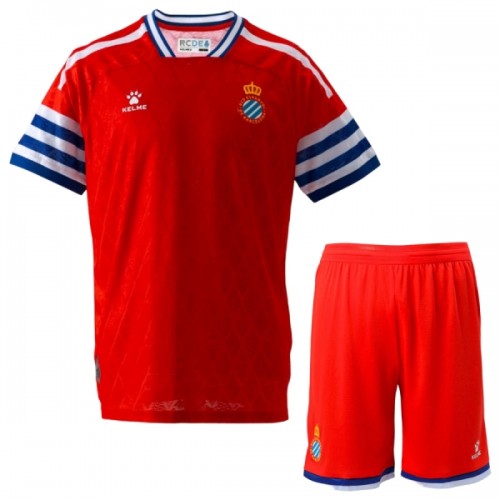 Virallinen Fanipaita + Shortsit RCD Espanyol Vieraspelipaita 2026-27 - Lasten Virallinen Fanipaita + Shortsit RCD Espanyol Vieraspelipaita 2026-27 - Lasten