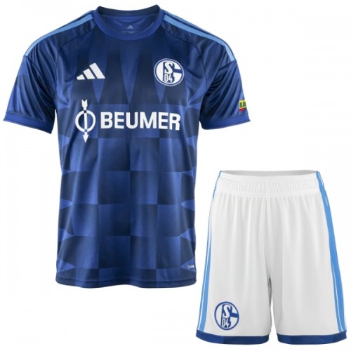 Virallinen Fanipaita + Shortsit Schalke 04 Kotipelipaita 2026-27 - Lasten Virallinen Fanipaita + Shortsit Schalke 04 Kotipelipaita 2026-27 - Lasten