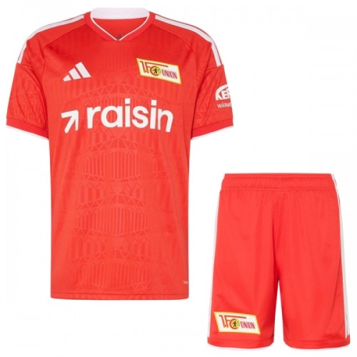 Virallinen Fanipaita + Shortsit Union Berlin Kotipelipaita 2026-27 - Lasten Virallinen Fanipaita + Shortsit Union Berlin Kotipelipaita 2026-27 - Lasten