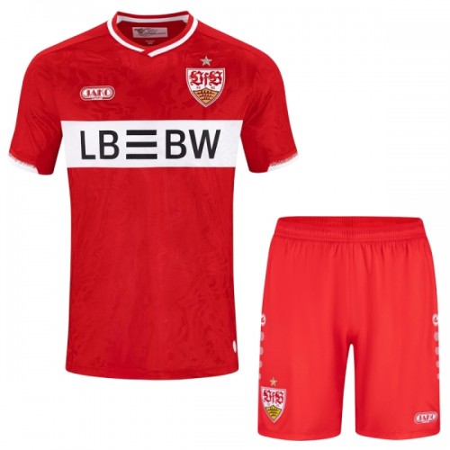 Virallinen Fanipaita + Shortsit VfB Stuttgart Vieraspelipaita 2026-27 - Lasten Virallinen Fanipaita + Shortsit VfB Stuttgart Vieraspelipaita 2026-27 - Lasten