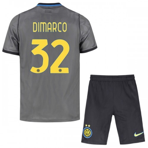 Virallinen Fanipaita + Shortsit Inter Milan Dimarco 32 Kolmas Pelipaita 2026-27 - Lasten Virallinen Fanipaita + Shortsit Inter Milan Dimarco 32 Kolmas Pelipaita 2026-27 - Lasten