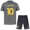 Virallinen Fanipaita + Shortsit Inter Milan Lautaro 10 Kolmas Pelipaita 2026-27 - Lasten Virallinen Fanipaita + Shortsit Inter Milan Lautaro 10 Kolmas Pelipaita 2026-27 - Lasten